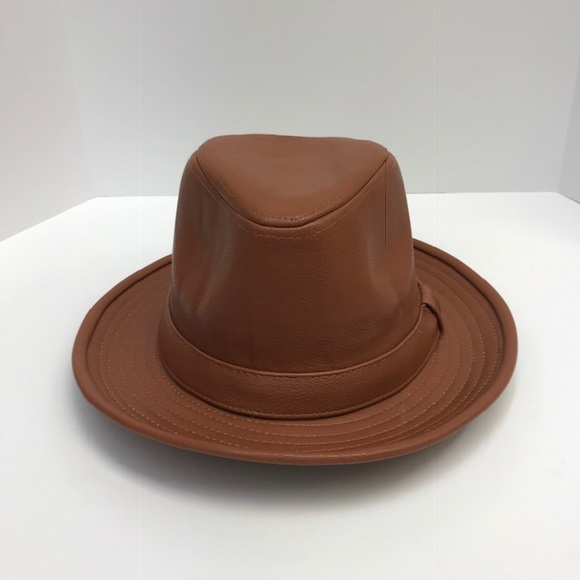 Bruno Capelo Accessories Mens Bruno Capelo Cognac Fedora Hat Poshmark